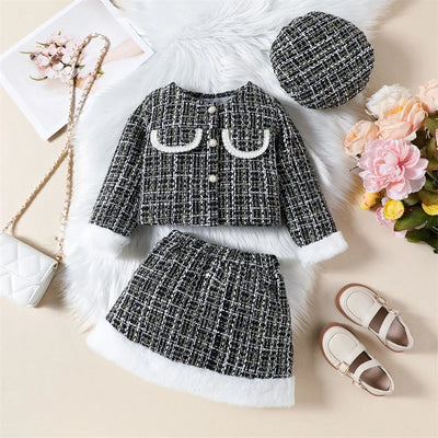 JEANIE Skirt Outfit with Beret