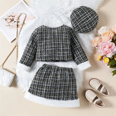 JEANIE Skirt Outfit with Beret