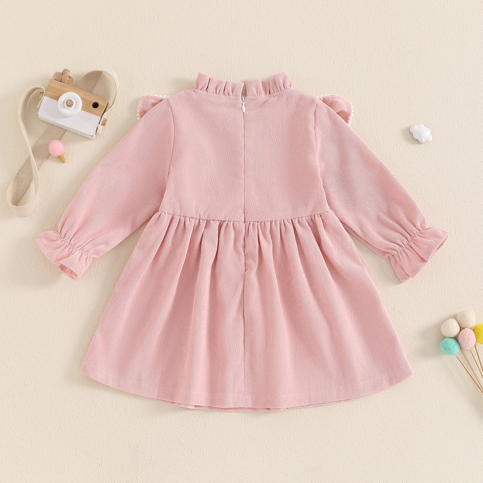 GWEN Pompom Collar Dress