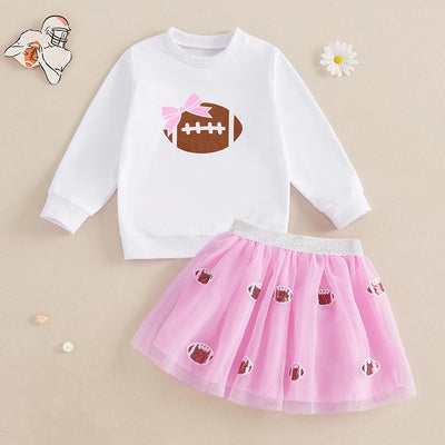 FOOTBALL Pink Tulle Skirt Outfit