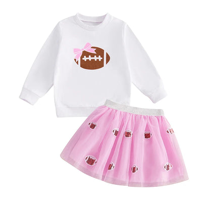 FOOTBALL Pink Tulle Skirt Outfit