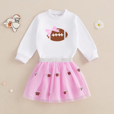 FOOTBALL Pink Tulle Skirt Outfit