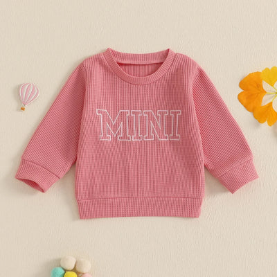 MAMA/MINI Waffle Knit Sweatshirt