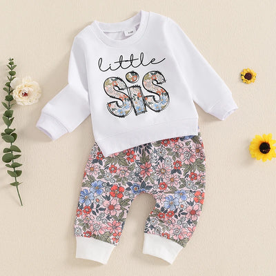 LITTLE/BIG SIS Flower Fields Outfit