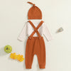 GOBBLE Bowtie Overall Outfit with Beanie