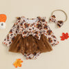 THANKSGIVING Tulle Romper Dress