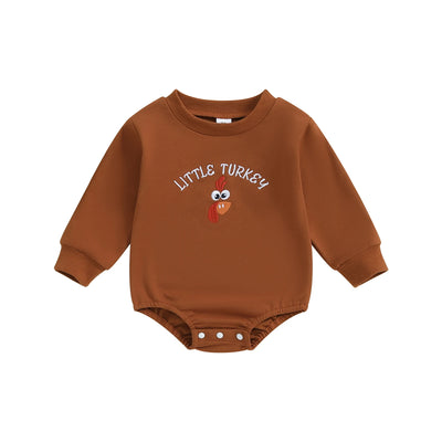 LITTLE TURKEY Long-Sleeve Onesie