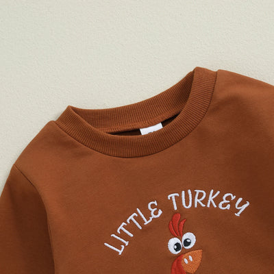 LITTLE TURKEY Long-Sleeve Onesie