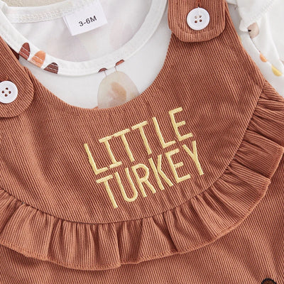 LITTLE TURKEY Overall Skirt Outfit