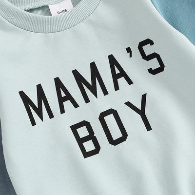 MAMA'S BOY Color Block Outfit