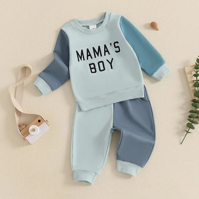 MAMA'S BOY Color Block Outfit