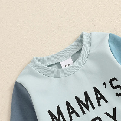 MAMA'S BOY Color Block Outfit