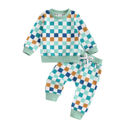 CHECKERS Blue Outfit