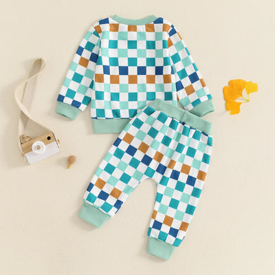 CHECKERS Blue Outfit