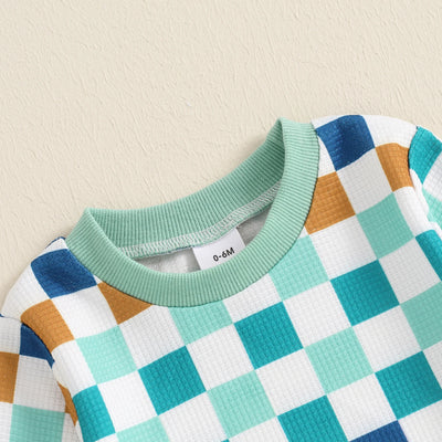 CHECKERS Blue Outfit