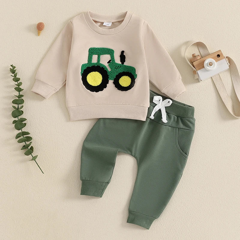 TRACTOR Plush Joggers Outfit