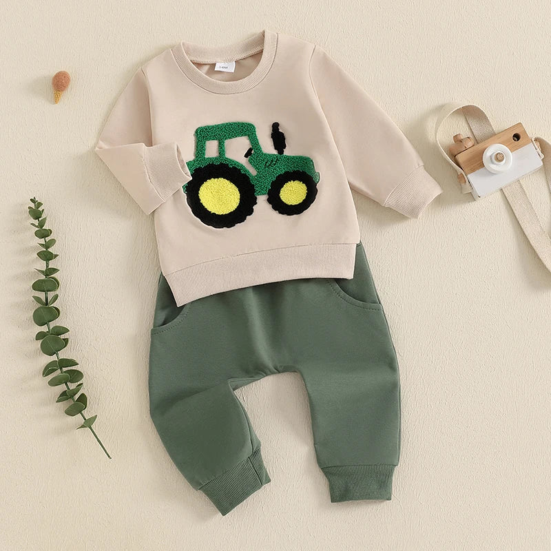 TRACTOR Plush Joggers Outfit