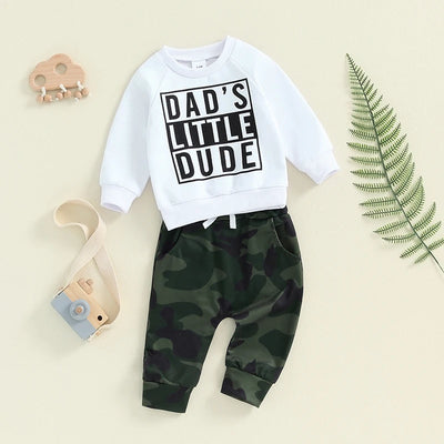 DAD'S LITTLE DUDE Camo Outfit