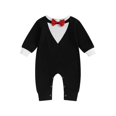 RED TIE Gentleman Jumpsuit