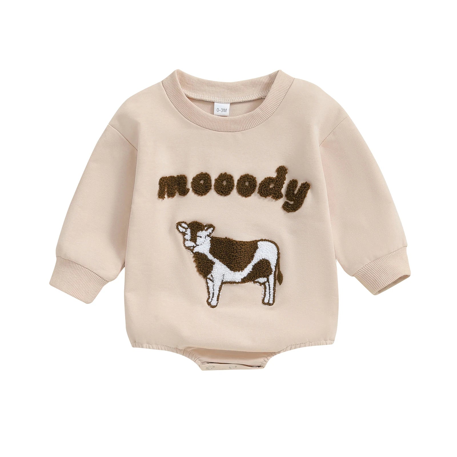 MOOODY Long-Sleeve Onesie - Hazel & Bo