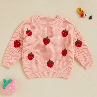 STRAWBERRIES Knitted Sweater