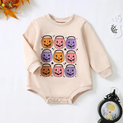 JACK O'LANTERN Long-Sleeve Onesie