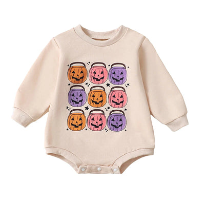 JACK O'LANTERN Long-Sleeve Onesie