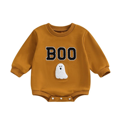 BOO Ghost Long-Sleeve Onesie