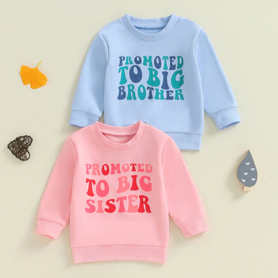PROMOTED TO BIG SISTER/BROTHER Sweatshirt