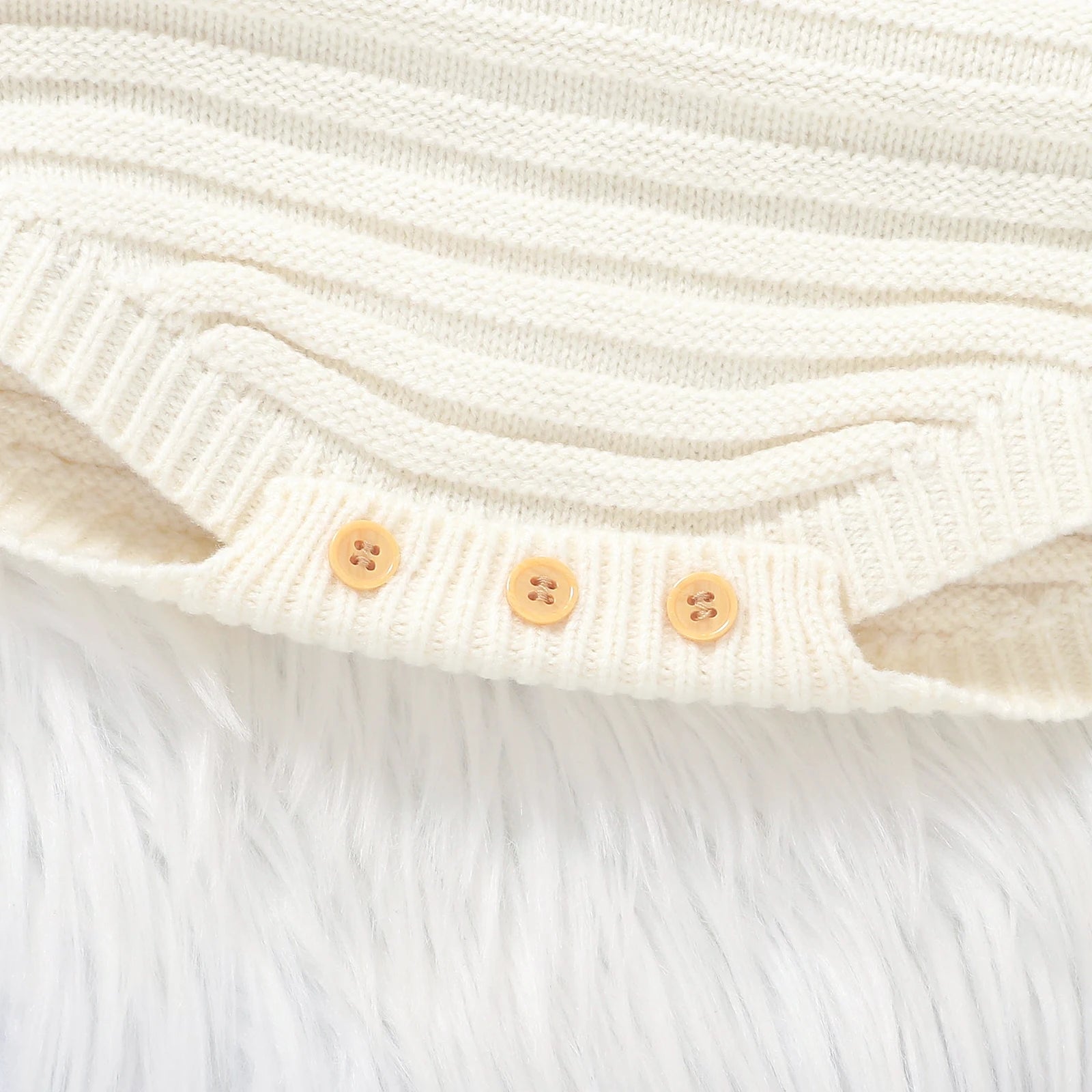 ROBIN Knitted Ribbed Romper