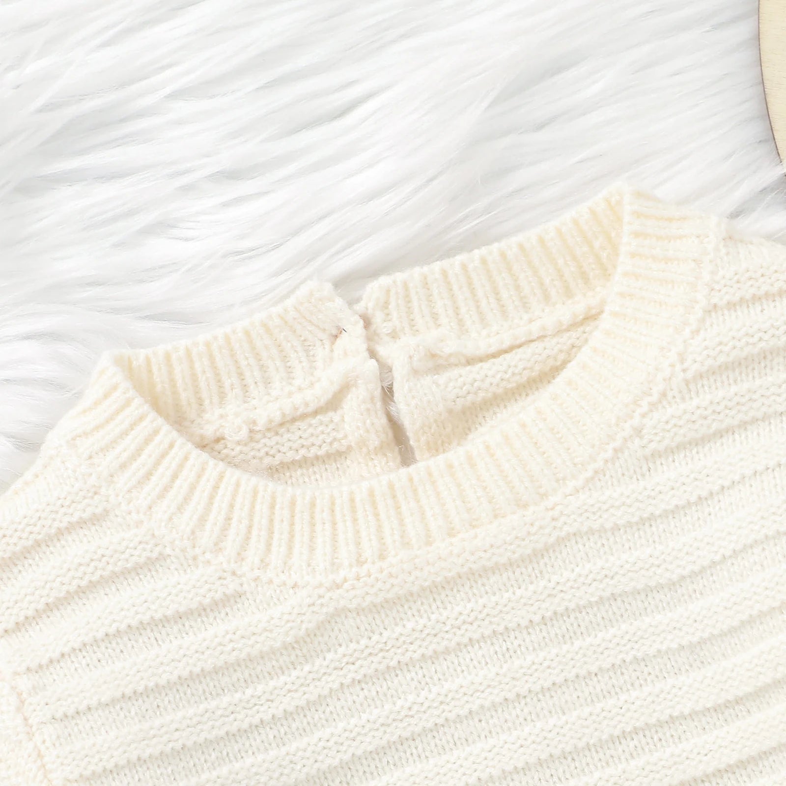 ROBIN Knitted Ribbed Romper