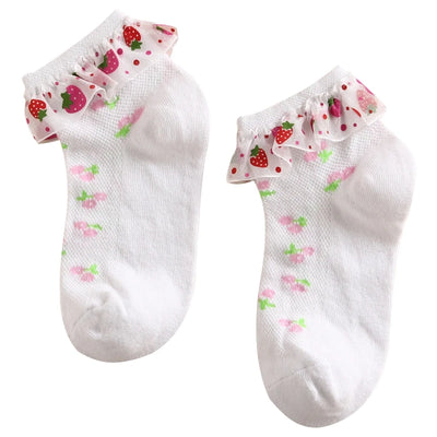 STRAWBERRY Ruffle Socks