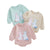 SWEET BUNNIES Long-Sleeve Onesie