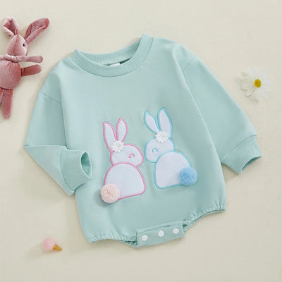 SWEET BUNNIES Long-Sleeve Onesie