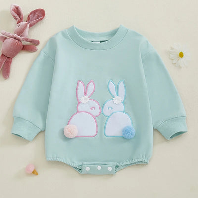 SWEET BUNNIES Long-Sleeve Onesie