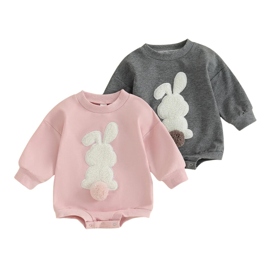 BUNNY Plush Long-Sleeve Onesie