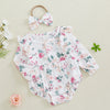 SPRING FLOWERS Ruffle Romper