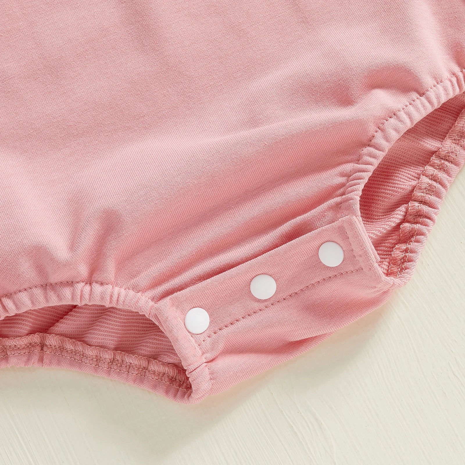 BUNNY FLOWER FIELD Long-Sleeve Romper