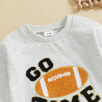 GAME ON Long-Sleeve Onesie