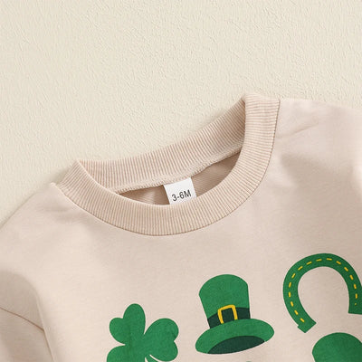 TIK TAC TOE St. Patricks Long-Sleeve Onesie