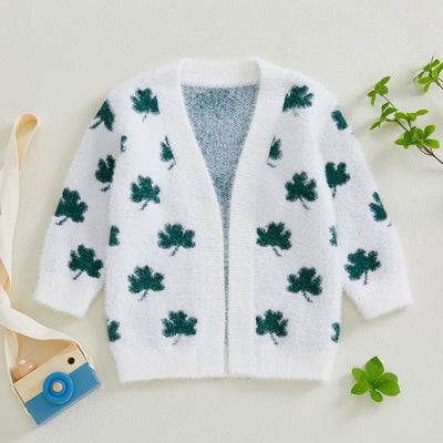 SHAMROCK Fuzzy Cardigan