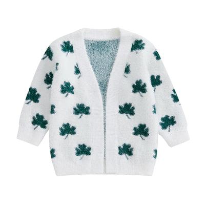 SHAMROCK Fuzzy Cardigan