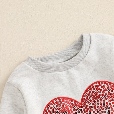 SPARKLE HEART Sweatshirt