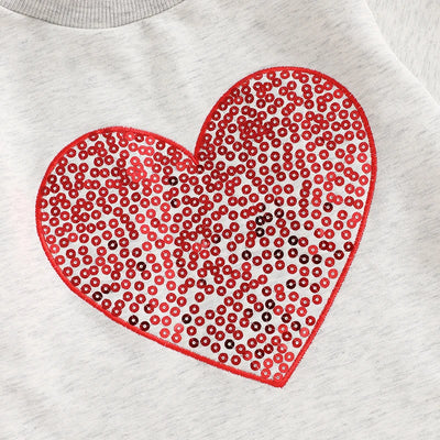 SPARKLE HEART Sweatshirt