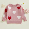 BIG HEARTS Knitted Sweater