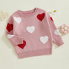 BIG HEARTS Knitted Sweater