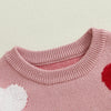 BIG HEARTS Knitted Sweater