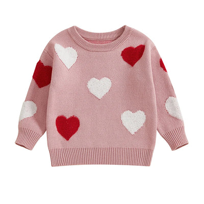 BIG HEARTS Knitted Sweater