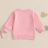 PLUSH HEART Pink Sweatshirt