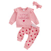 LITTLE VALENTINE Ruffle Outfit